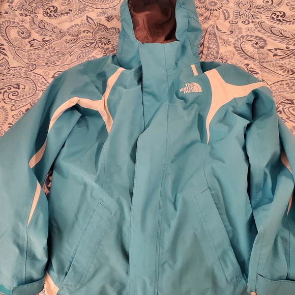 Girls North Face 2 in 1 jacket - Picture 1 of 3